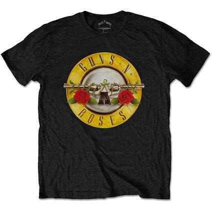 T-Shirt Bambino 5-6 Anni Guns N' Roses: Classic Logo Black