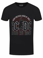 T-Shirt Unisex Tg. L. Ac/Dc: Hard As Rock