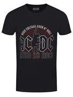 T-Shirt Unisex Tg. XL. Ac/Dc: Hard As Rock