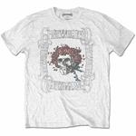 T-Shirt Unisex Tg. S. Grateful Dead: Bertha With Logo Box White