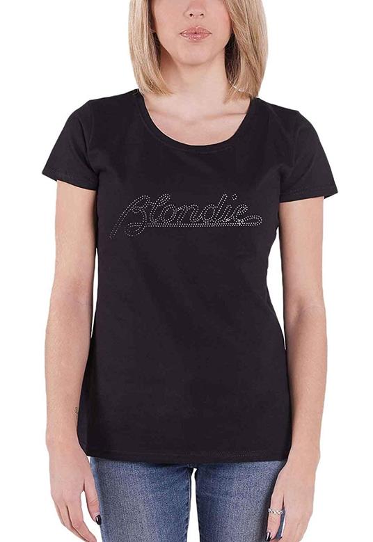 T-Shirt Donna Tg. M. Blondie: Logo