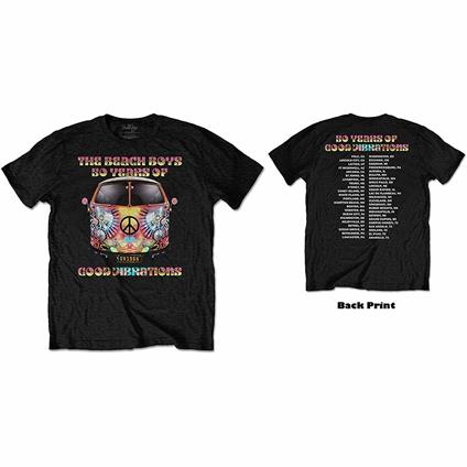 T-Shirt Unisex Tg. M Beach Boys: Good Vibes Tour
