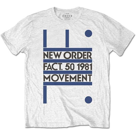 T-Shirt Unisex Tg. XL. New Order: Movement