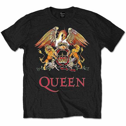 T-Shirt Unisex Tg. 3XL. Queen: Classic Crest