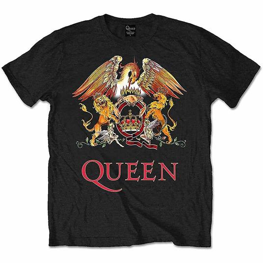 T-Shirt Unisex Tg. 3XL. Queen: Classic Crest