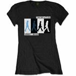 Beatles (The): Abbey Road Colours Crossing (T-Shirt Donna Tg. XL)