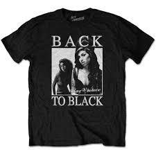 T-Shirt Unisex Tg. S Amy Winehouse. Back To Black