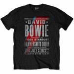 T-Shirt Unisex Tg. XL David Bowie: Hammersmith Odeon