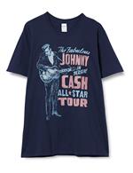 T-Shirt Unisex Tg. XL Johnny Cash. All Star Tour