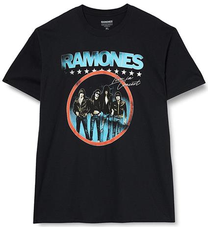 T-Shirt Unisex Tg. XL Ramones. Circle Photo