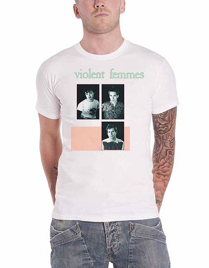T-Shirt Unisex Tg. S. Violent Femmes: Vintage Band Photo