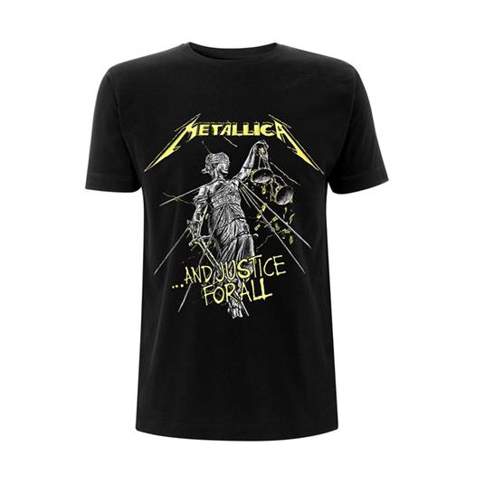 T-Shirt Unisex Tg. 2XL. Metallica: And Justice For All Tracks