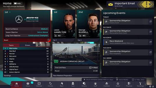 F1 Manager 2022 - PS4 - 2