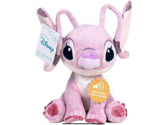 Disney: Sambro - Angel (Stitch Rosa) Peluche Con Suono 30Cm