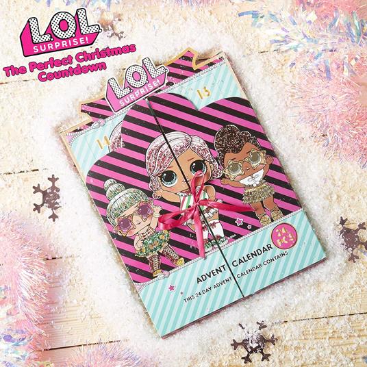 L.O.L. Surprise! Calendario Avvento 2021 con Gioielli Bambina, Calendario Natale Con Bracciale, Collana E Ciondoli, Advent Calendar, Regalo bambina dai 3 anni + - 5