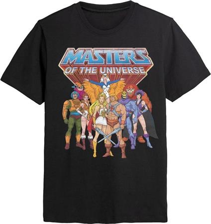 Masters Of The Universe: Classic Characters Black (T-Shirt Unisex Tg. S)