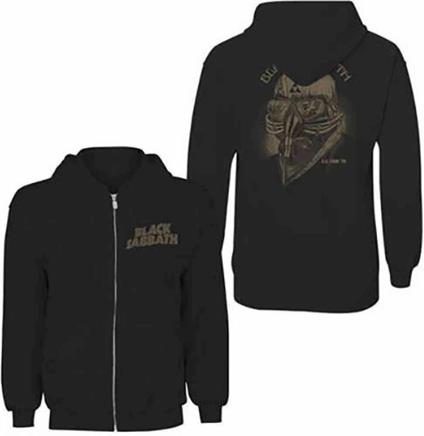 Felpa Con Cappuccio Donna Tg. XS. Black Sabbath: Tour 1978 Zipped