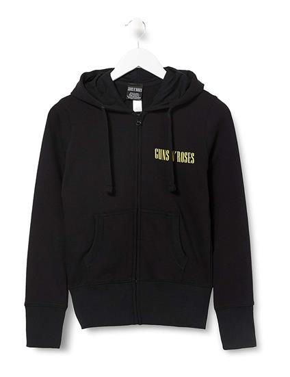 Felpa Con Cappuccio Donna Tg. S. Guns N' Roses: Classic Logo Zipped
