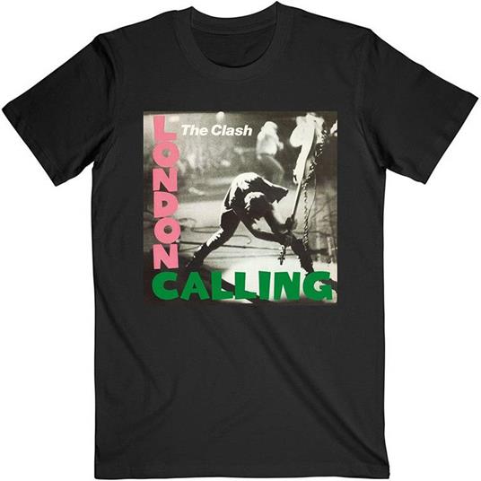 Clash (The): London Calling (T-Shirt Unisex Tg. L)
