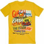 Clash (The): Singles Collage Text (T-Shirt Unisex Tg. 2XL)