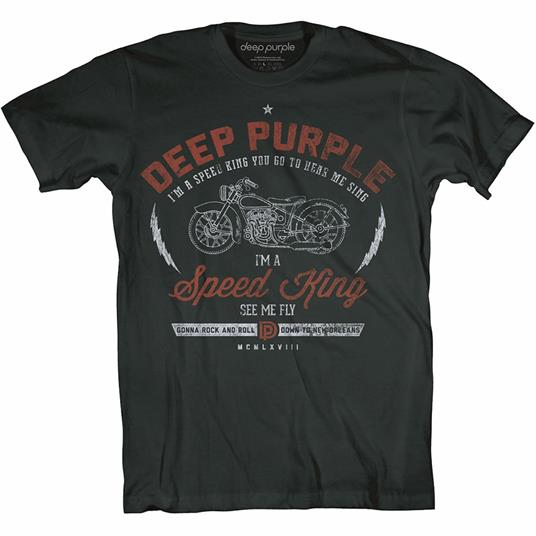 Deep Purple: Speed King (T-Shirt Unisex Tg. M)