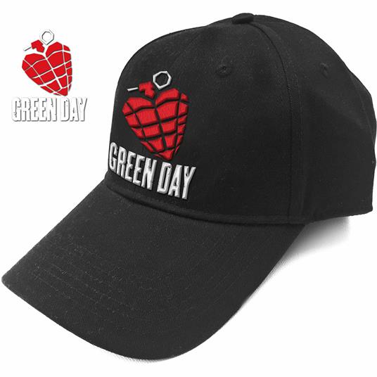 Green Day: Grenade Logo Baseball Cap (Cappellino)