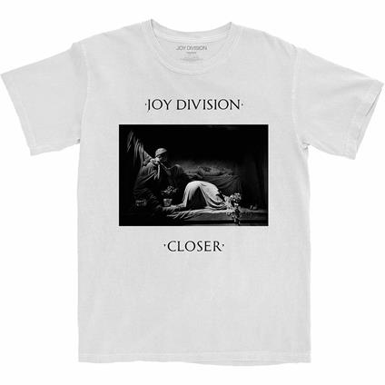 Joy Division: Classic Closer White (T-Shirt Unisex Tg. XL)