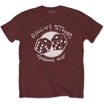 Rolling Stones (The): Tumbling Dice Red (T-Shirt Unisex Tg. M)