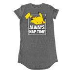 T-Shirt Dress Donna Tg. XL. Pokemon: Always Nap Time