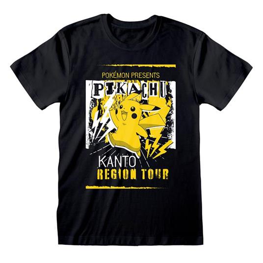 T-Shirt Unisex Tg. M. Pokemon: Kanto Region Tour
