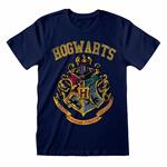 T-Shirt Unisex Tg. XL Harry Potter: Hogwarts Faded Crest