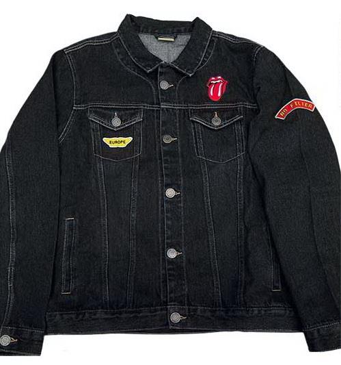 The: Unisex Denim Jacket: Sympathy Back & Sleeve Print Giacca Unisex Tg. S Rolling Stones