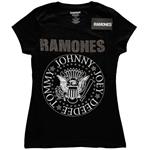 Ramones: Presidential Seal (Diamante) (T-Shirt Donna Tg. L)