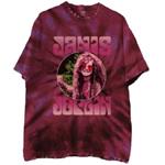 Wash Collection T-Shirt Unisex Tg. S Janis Joplin: Pink Shades