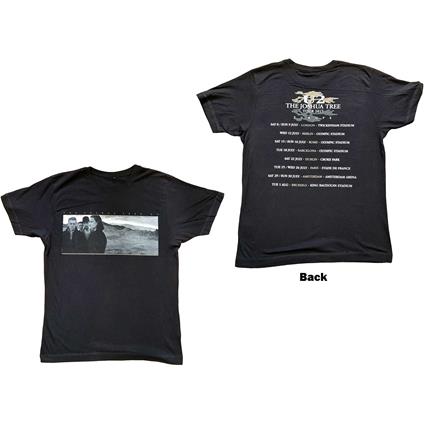 Back Print T-Shirt Unisex Tg. M U2: Joshua Tree Photo