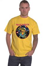 Large Iron Maiden - Iron Maiden Unisex T-Shirt: World Piece Tour Circle