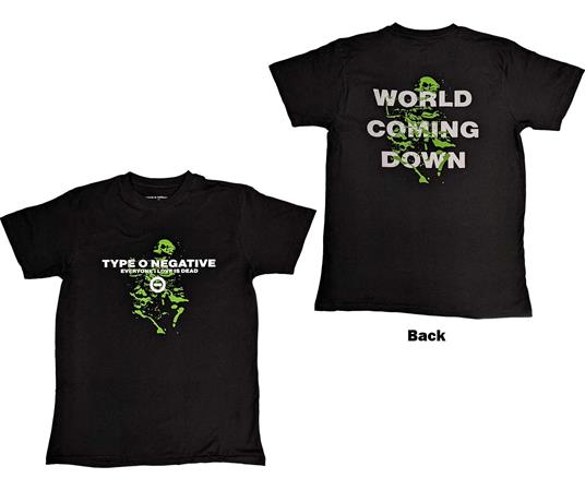 Type O Negative: Everyone I Love Is Dead - Black (Back Print) (T-Shirt Unisex Tg. M)