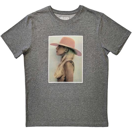 Lady Gaga: Pink Hat - Gray (T-Shirt Unisex Tg. 2XL)