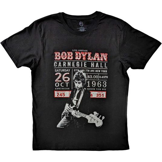 Bob Dylan: Carnegie Hall ''63 - Black (T-Shirt Unisex Tg. 2XL)