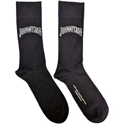 Johnny Cash - Johnny Cash Unisex Ankle Socks: Man In Black Logo (Uk Size 7 - 11)