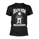 Death Row Records: Logo (Black) (T-Shirt Unisex Tg. 2XL)