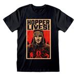 Stranger Things: Hopper Lives Black (T-Shirt Unisex Tg. S)