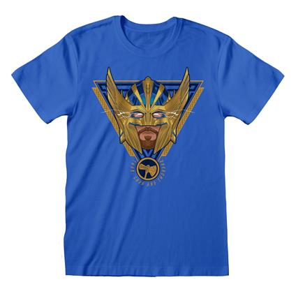 Marvel: Thor Love And Thunder Head Armour Blue (T-Shirt Unisex Tg. L)