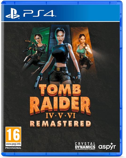 Tomb Raider IV-V-VI Remastered Starring Lara Croft PS4 EU Prevendita