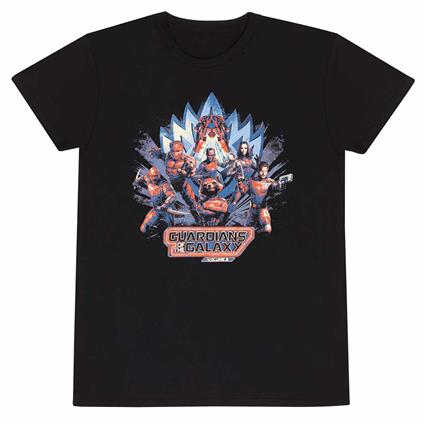 T-Shirt Unisex Tg. M Marvel: Guardians Of The Galaxy - Vol 3 - Guardians Vest - Black