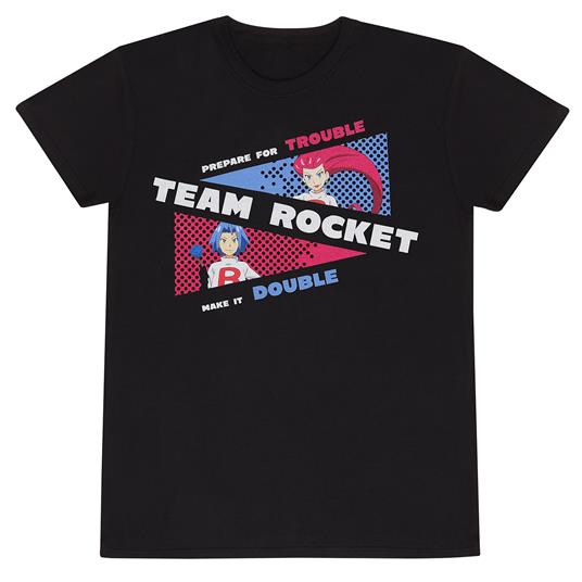 Pokemon: Team Rocket - Black (T-Shirt Unisex Tg. M)