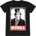 Willy Wonka: Wonka Black (T-Shirt Unisex Tg. Small)