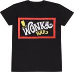 Willy Wonka: Wonka Bar Black (T-Shirt Unisex Tg. Small)