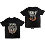 Kiss - Kiss Unisex T-Shirt: End Of The Road Wings (Back Print) (Large)