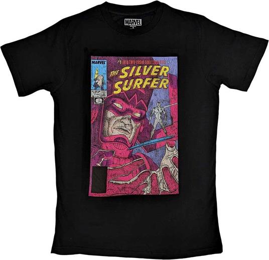 Marvel Comics - Marvel Comics Unisex T-Shirt: Galactus & Silver Surfer (Large)